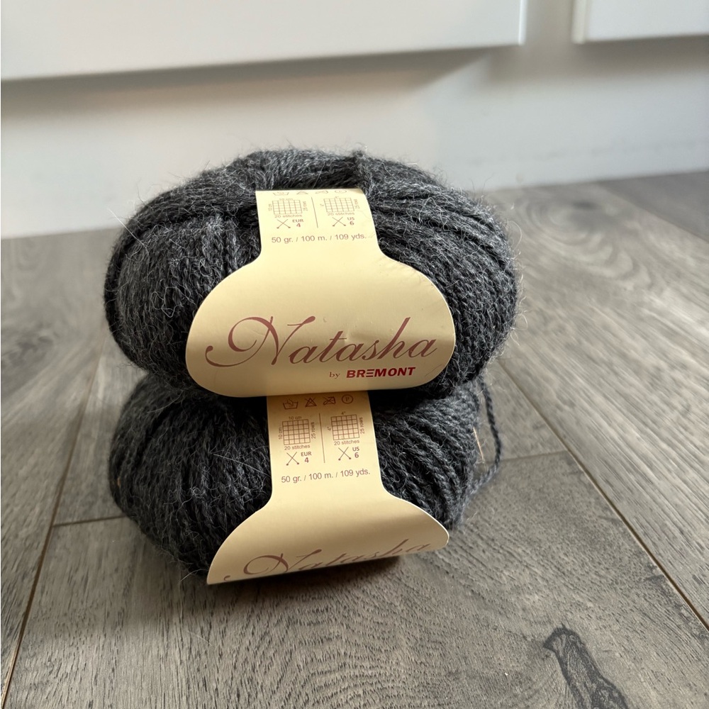 Natasha by Bremont Alpaca Gray Yarn